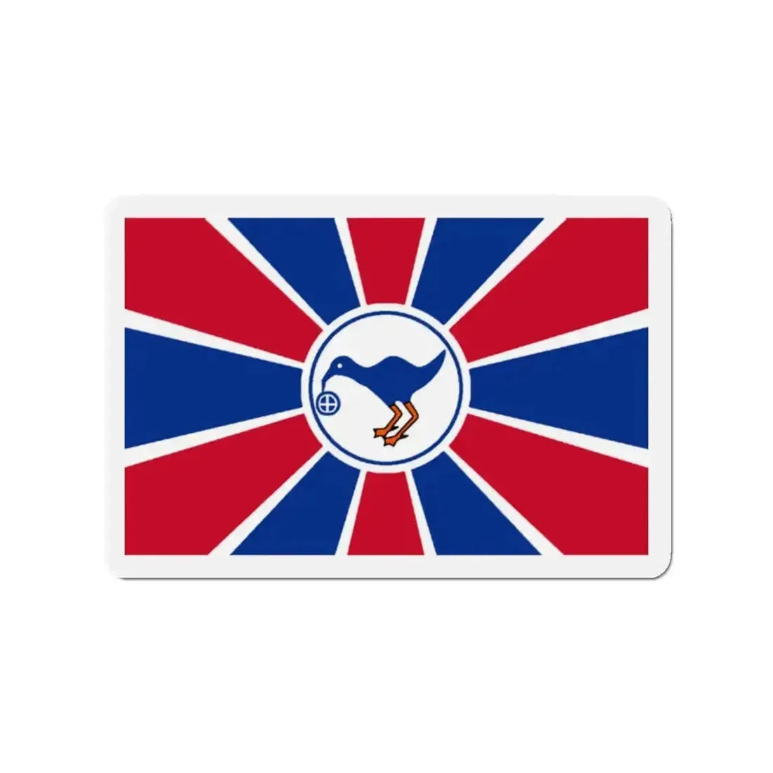 Flag of Melekeok Palau - Refrigerator Magnet - The Sticker Space