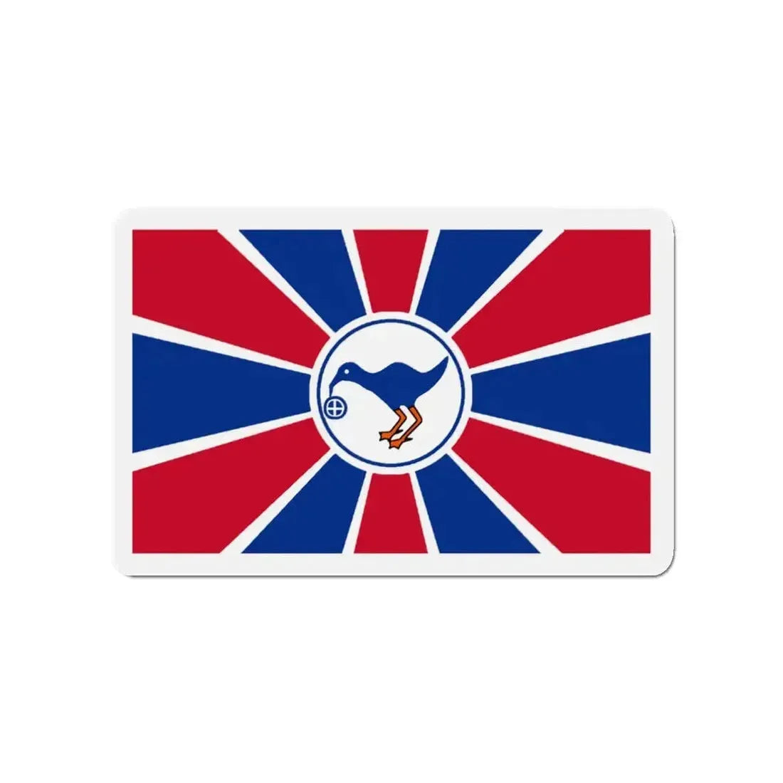 Flag of Melekeok Palau - Refrigerator Magnet - The Sticker Space