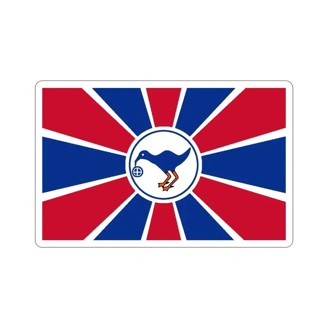 Flag of Melekeok Palau STICKER Vinyl Die-Cut Decal - The Sticker Space