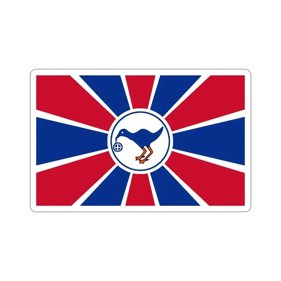 Flag of Melekeok Palau STICKER Vinyl Die-Cut Decal - The Sticker Space