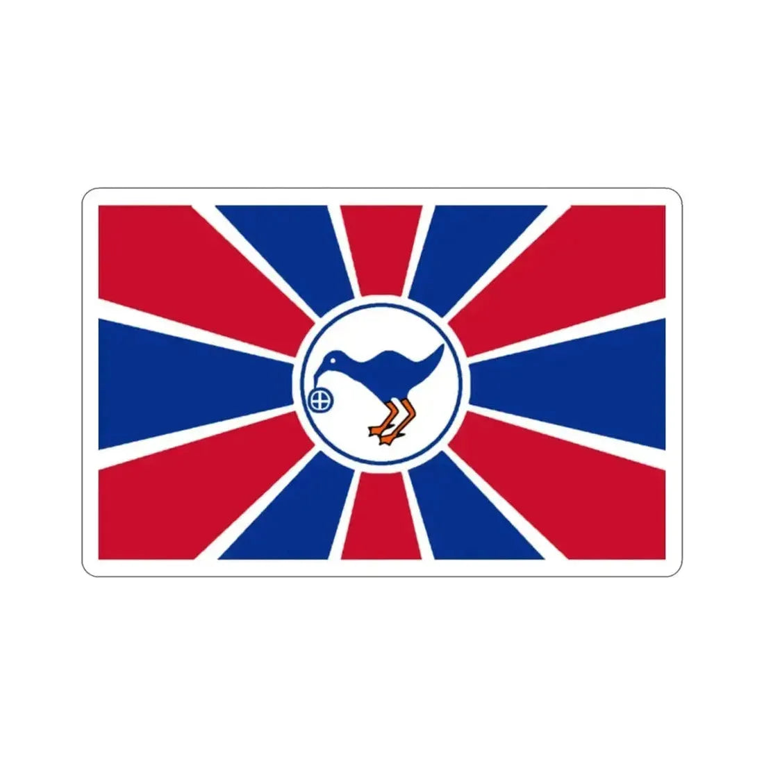 Flag of Melekeok Palau STICKER Vinyl Die-Cut Decal - The Sticker Space