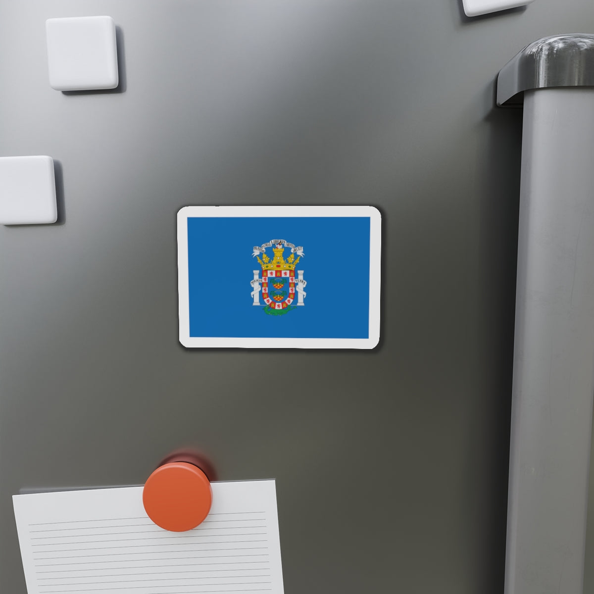 Flag of Melilla Spain - Die-Cut Magnet-The Sticker Space