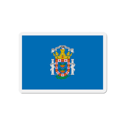 Flag of Melilla Spain - Die-Cut Magnet-4" x 4"-The Sticker Space