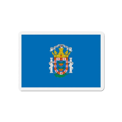 Flag of Melilla Spain - Refrigerator Magnet 4 Inch - The Sticker Space