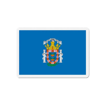 Flag of Melilla Spain - Refrigerator Magnet - The Sticker Space