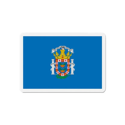 Flag of Melilla Spain - Refrigerator Magnet - The Sticker Space