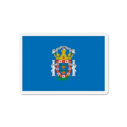 Flag of Melilla Spain - Refrigerator Magnet - The Sticker Space