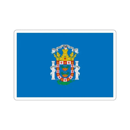 Flag of Melilla Spain STICKER Vinyl Die-Cut Decal 3 Inch - The Sticker Space