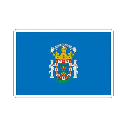 Flag of Melilla Spain STICKER Vinyl Die-Cut Decal 4 Inch - The Sticker Space