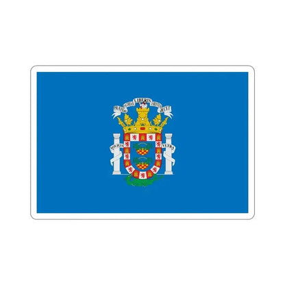 Flag of Melilla Spain STICKER Vinyl Die-Cut Decal 5 Inch - The Sticker Space