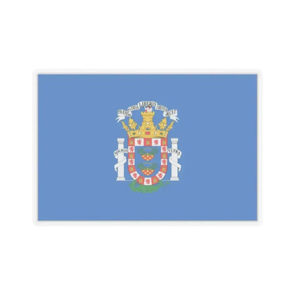 Flag of Melilla Spain - STICKER Vinyl Kiss-Cut Decal 2 Inch Transparent - The Sticker Space