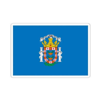 Flag of Melilla Spain - STICKER Vinyl Kiss-Cut Decal 2 Inch White - The Sticker Space