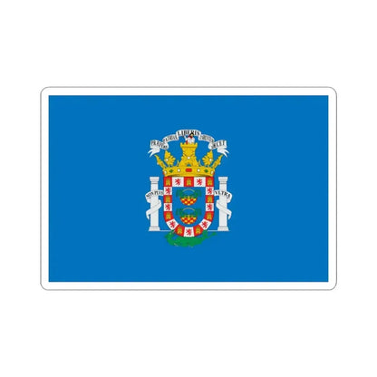 Flag of Melilla Spain - STICKER Vinyl Kiss-Cut Decal 3 Inch White - The Sticker Space