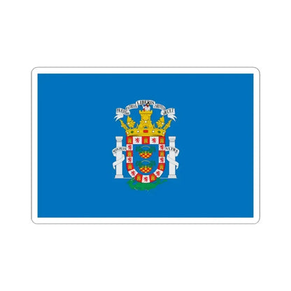 Flag of Melilla Spain - STICKER Vinyl Kiss-Cut Decal 4 Inch White - The Sticker Space