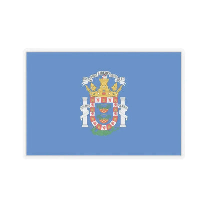 Flag of Melilla Spain - STICKER Vinyl Kiss-Cut Decal 6 Inch Transparent - The Sticker Space