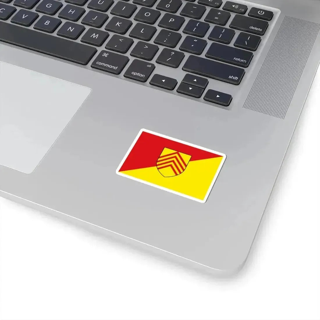 Flag of Melle (Belgium) STICKER Vinyl Kiss-Cut Decal - The Sticker Space