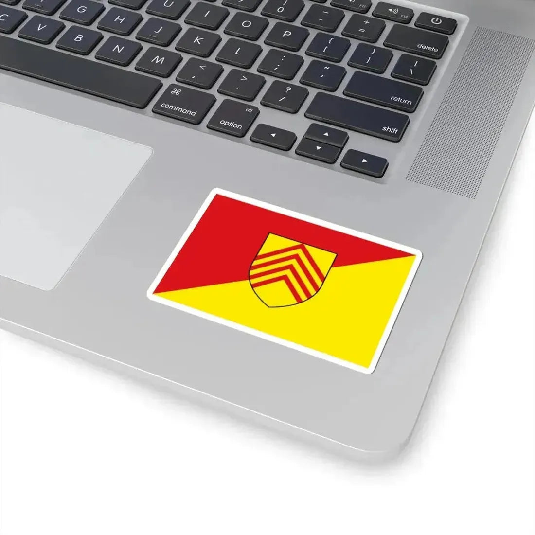 Flag of Melle (Belgium) STICKER Vinyl Kiss-Cut Decal - The Sticker Space