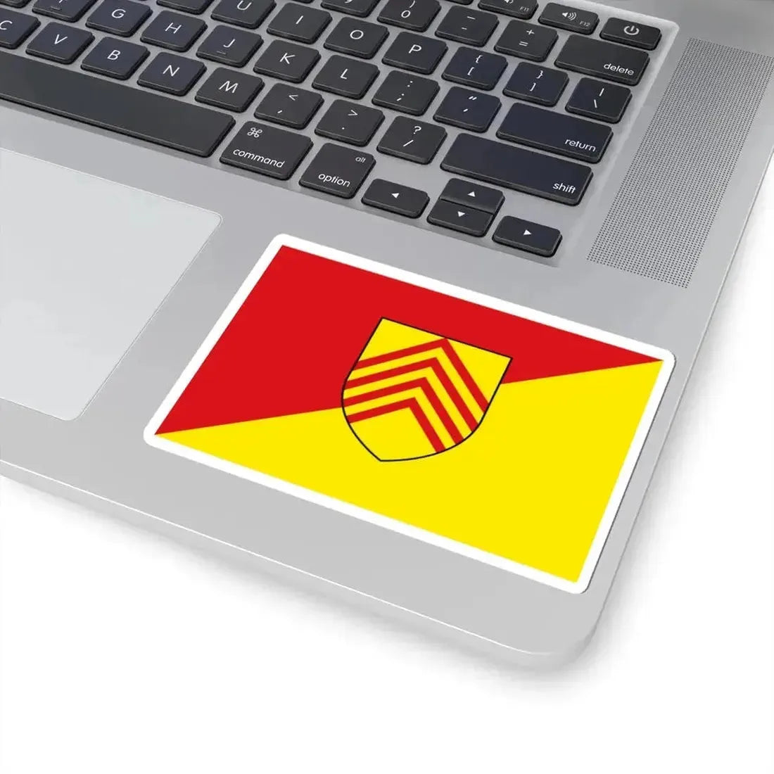 Flag of Melle (Belgium) STICKER Vinyl Kiss-Cut Decal - The Sticker Space