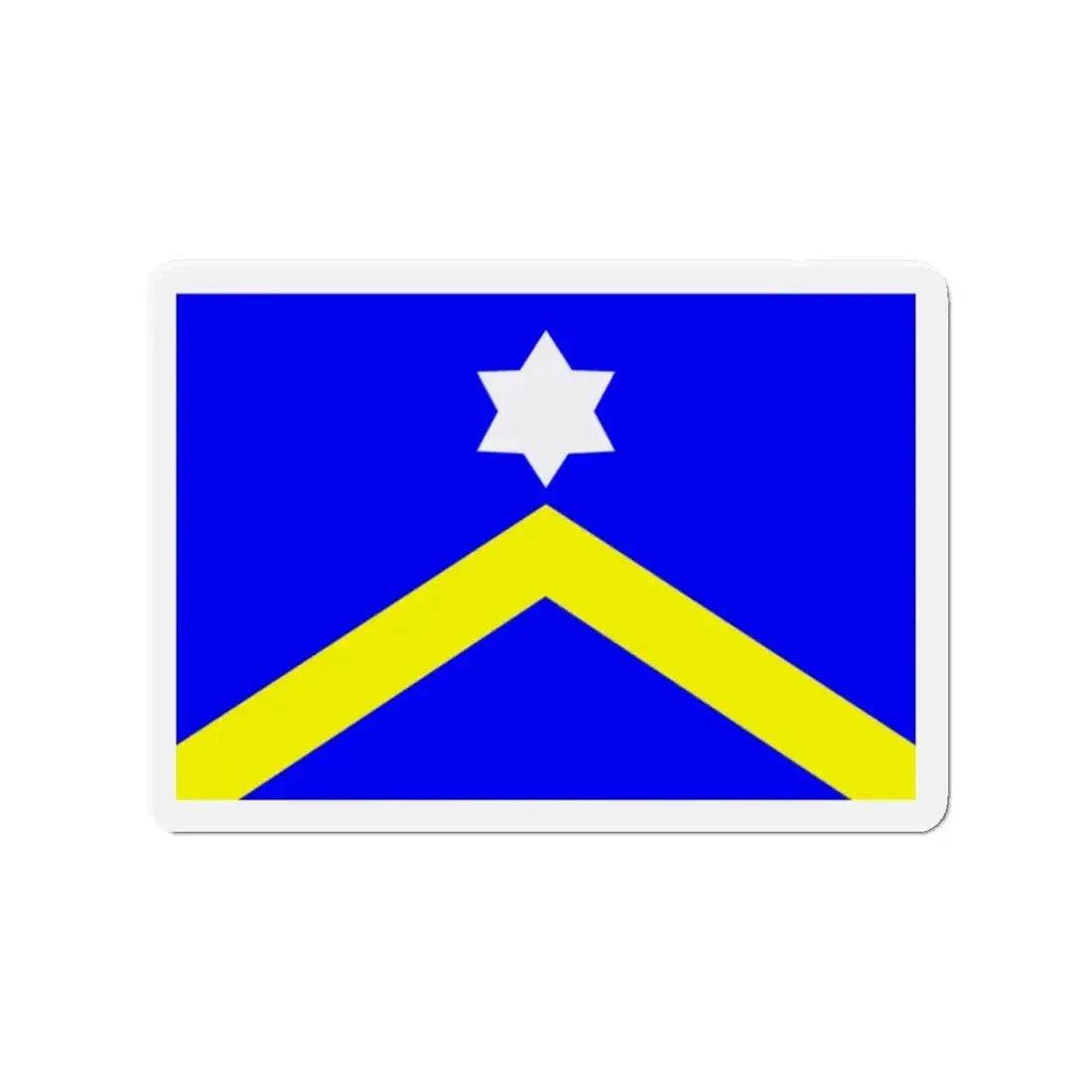 Flag of Mellieħa Malta - Refrigerator Magnet 2 Inch - The Sticker Space