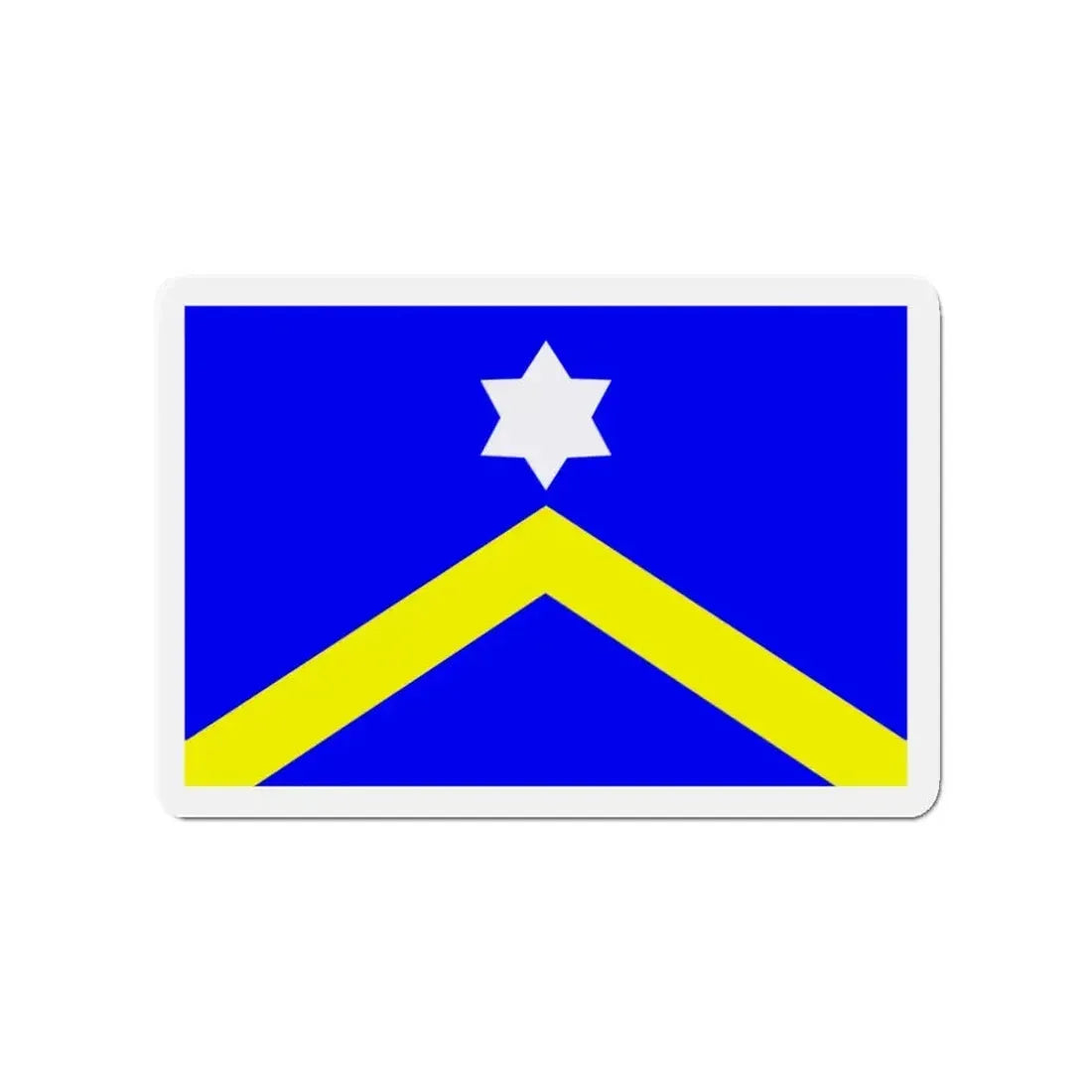 Flag of Mellieħa Malta - Refrigerator Magnet 3 Inch - The Sticker Space