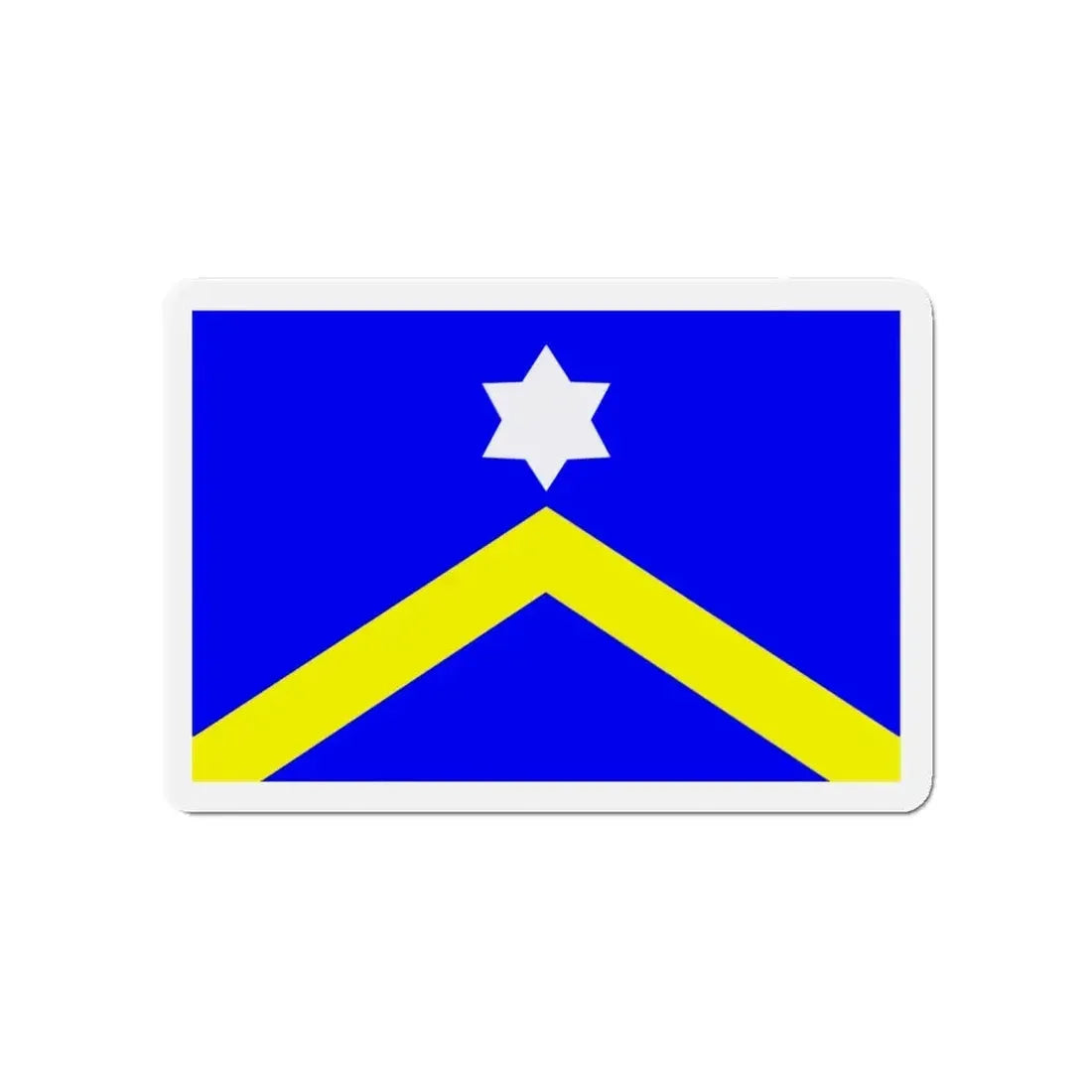 Flag of Mellieħa Malta - Refrigerator Magnet 4 Inch - The Sticker Space