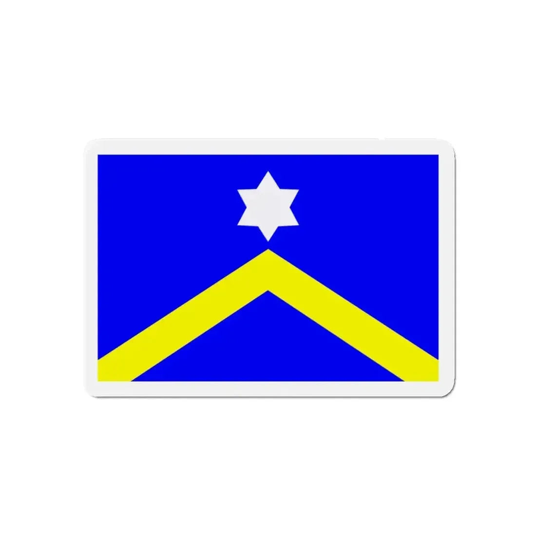 Flag of Mellieħa Malta - Refrigerator Magnet 5 Inch - The Sticker Space