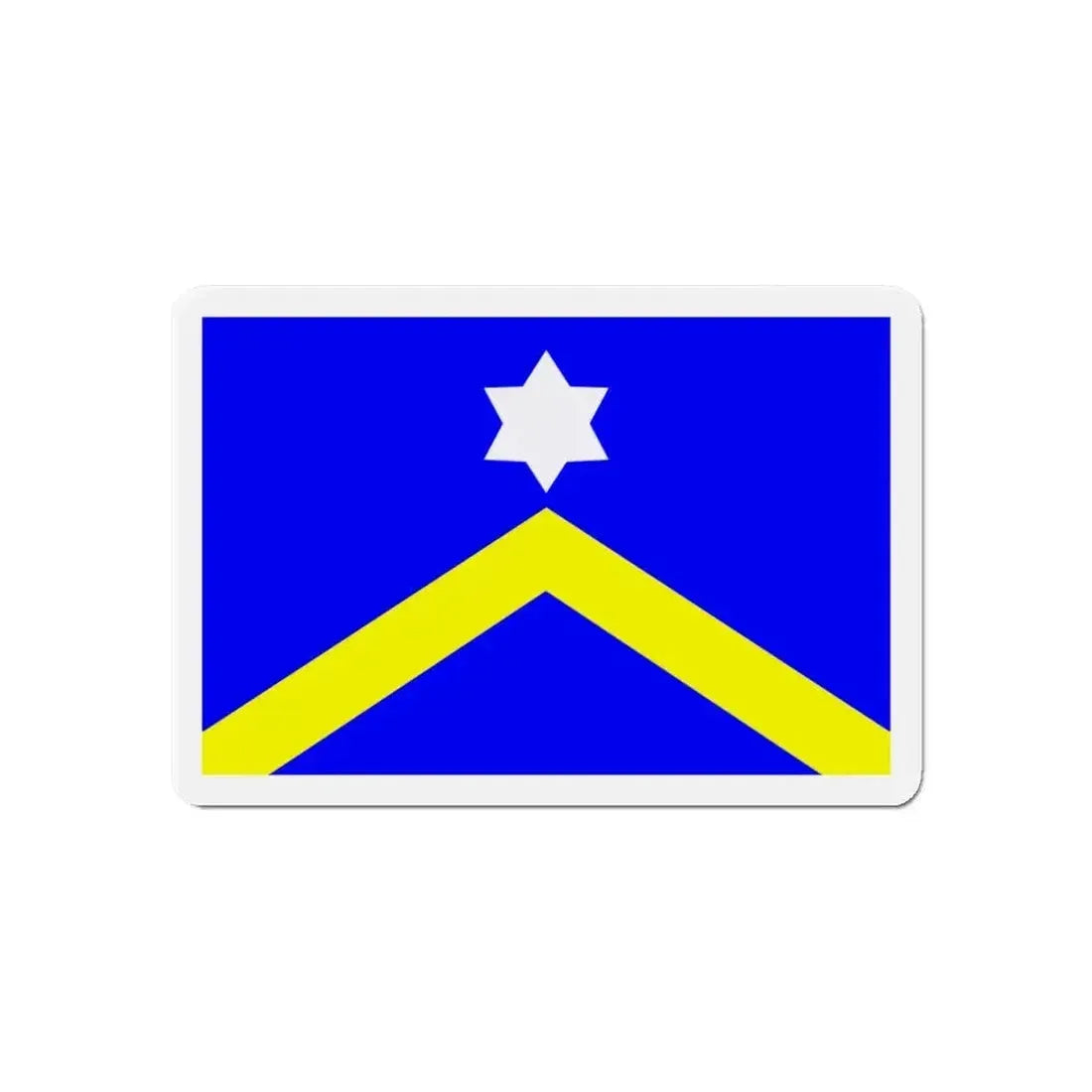 Flag of Mellieħa Malta - Refrigerator Magnet - The Sticker Space
