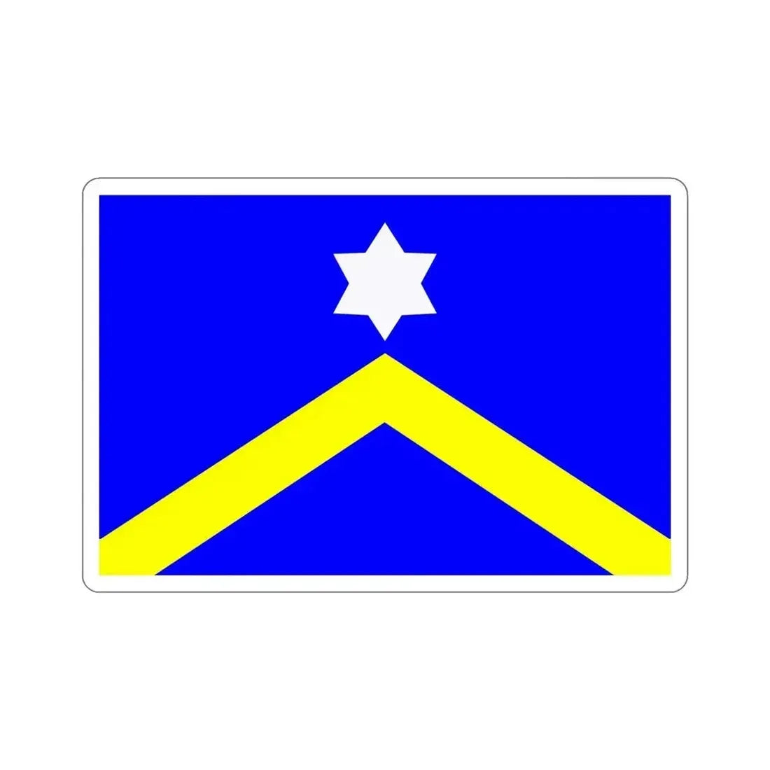 Flag of Mellieħa Malta STICKER Vinyl Die-Cut Decal - The Sticker Space