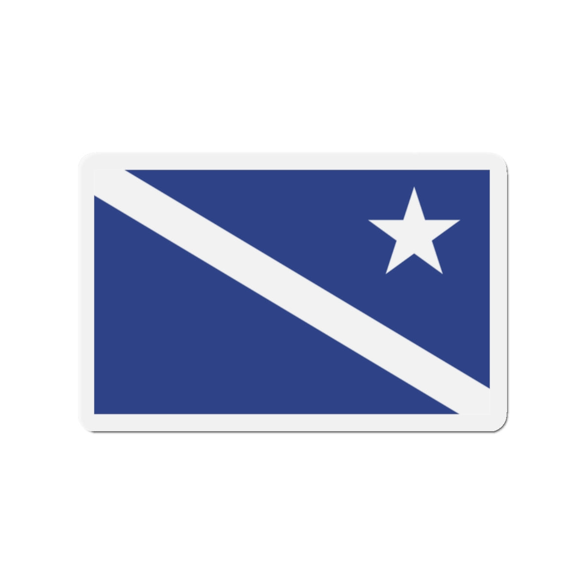 Flag of Mellieħa 1993 to 2000 Malta - Die-Cut Magnet-2" x 2"-The Sticker Space