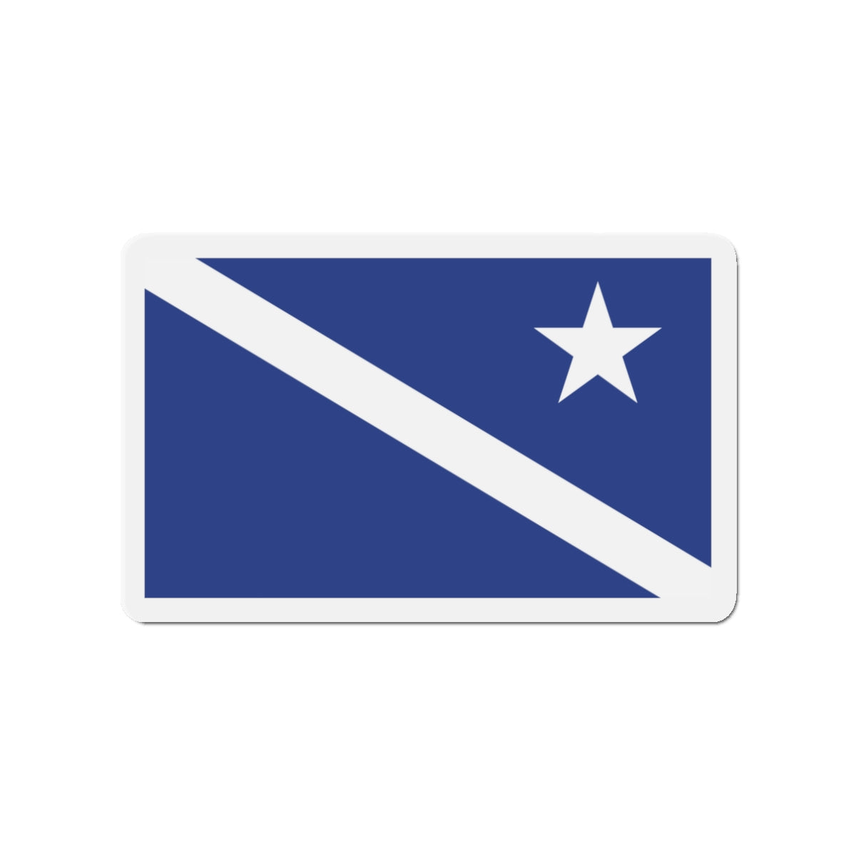 Flag of Mellieħa 1993 to 2000 Malta - Die-Cut Magnet-3" x 3"-The Sticker Space