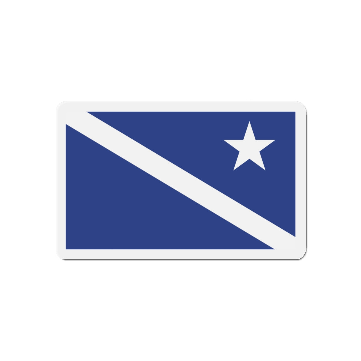 Flag of Mellieħa 1993 to 2000 Malta - Die-Cut Magnet-5" x 5"-The Sticker Space