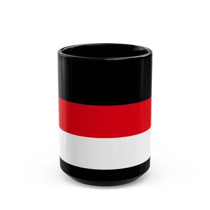 Flag of Memmingen Germany - Black Coffee Mug-15oz-The Sticker Space