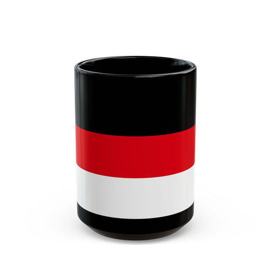 Flag of Memmingen Germany - Black Coffee Mug-15oz-The Sticker Space