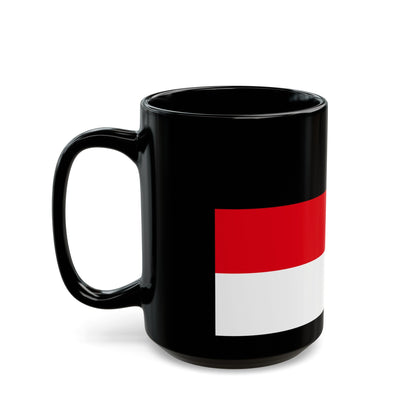 Flag of Memmingen Germany - Black Coffee Mug-The Sticker Space