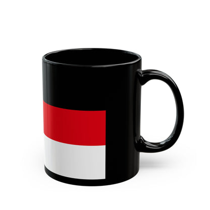 Flag of Memmingen Germany - Black Coffee Mug-The Sticker Space