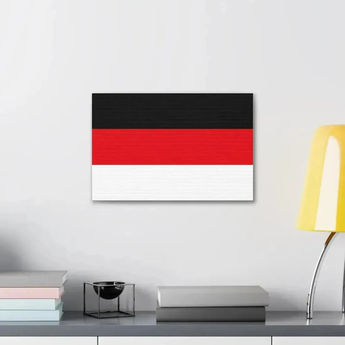 Flag of Memmingen Germany - Canvas Wall Art - The Sticker Space