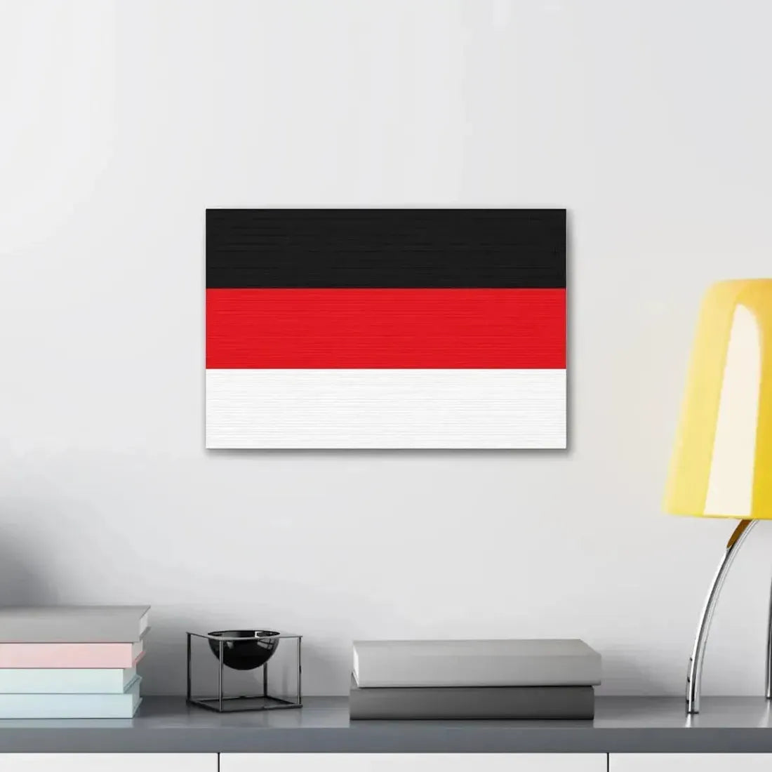 Flag of Memmingen Germany - Canvas Wall Art - The Sticker Space
