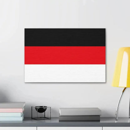 Flag of Memmingen Germany - Canvas Wall Art - The Sticker Space