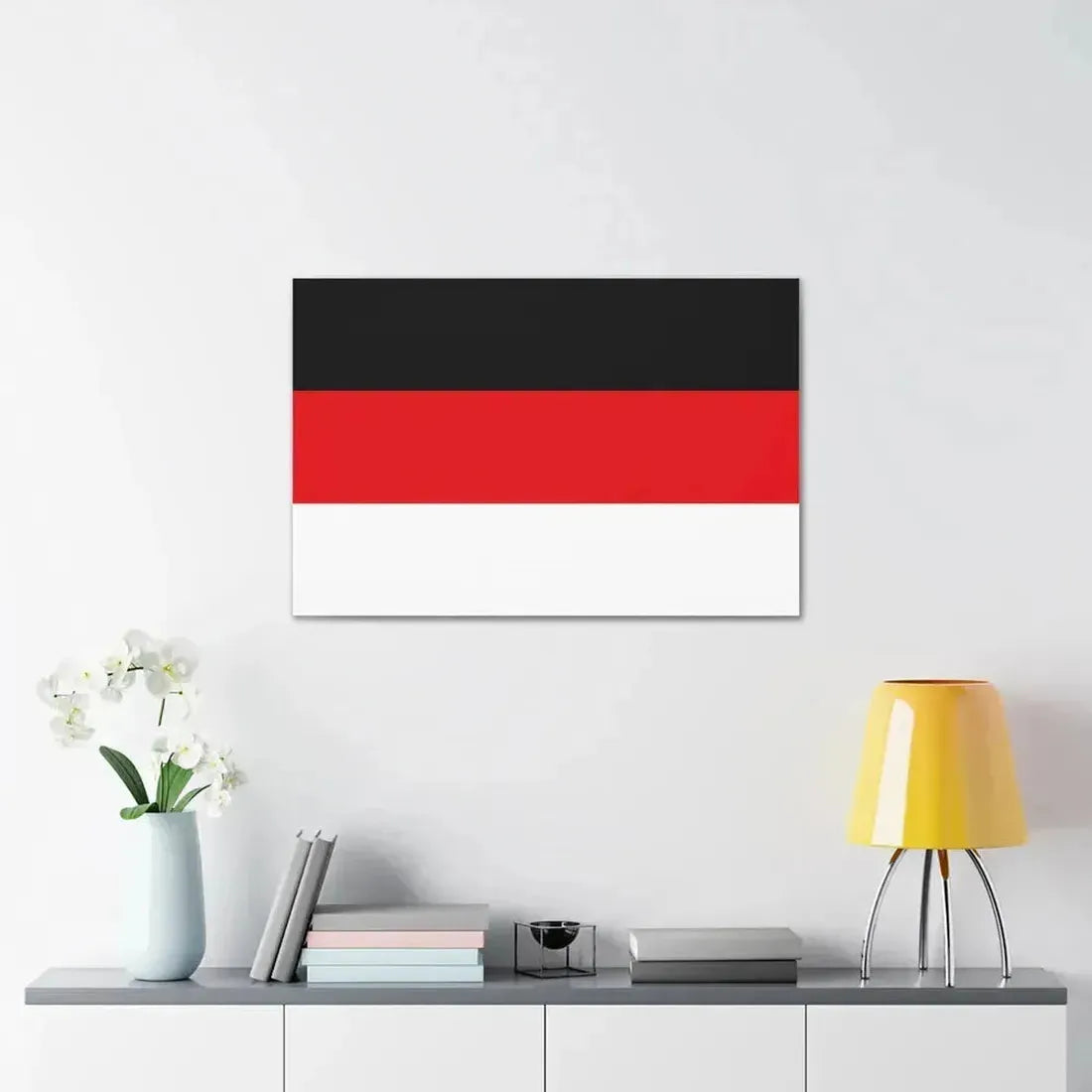 Flag of Memmingen Germany - Canvas Wall Art - The Sticker Space