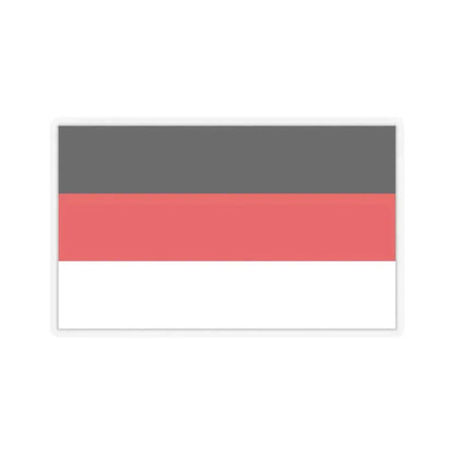 Flag of Memmingen Germany - STICKER Vinyl Kiss-Cut Decal 2 Inch Transparent - The Sticker Space
