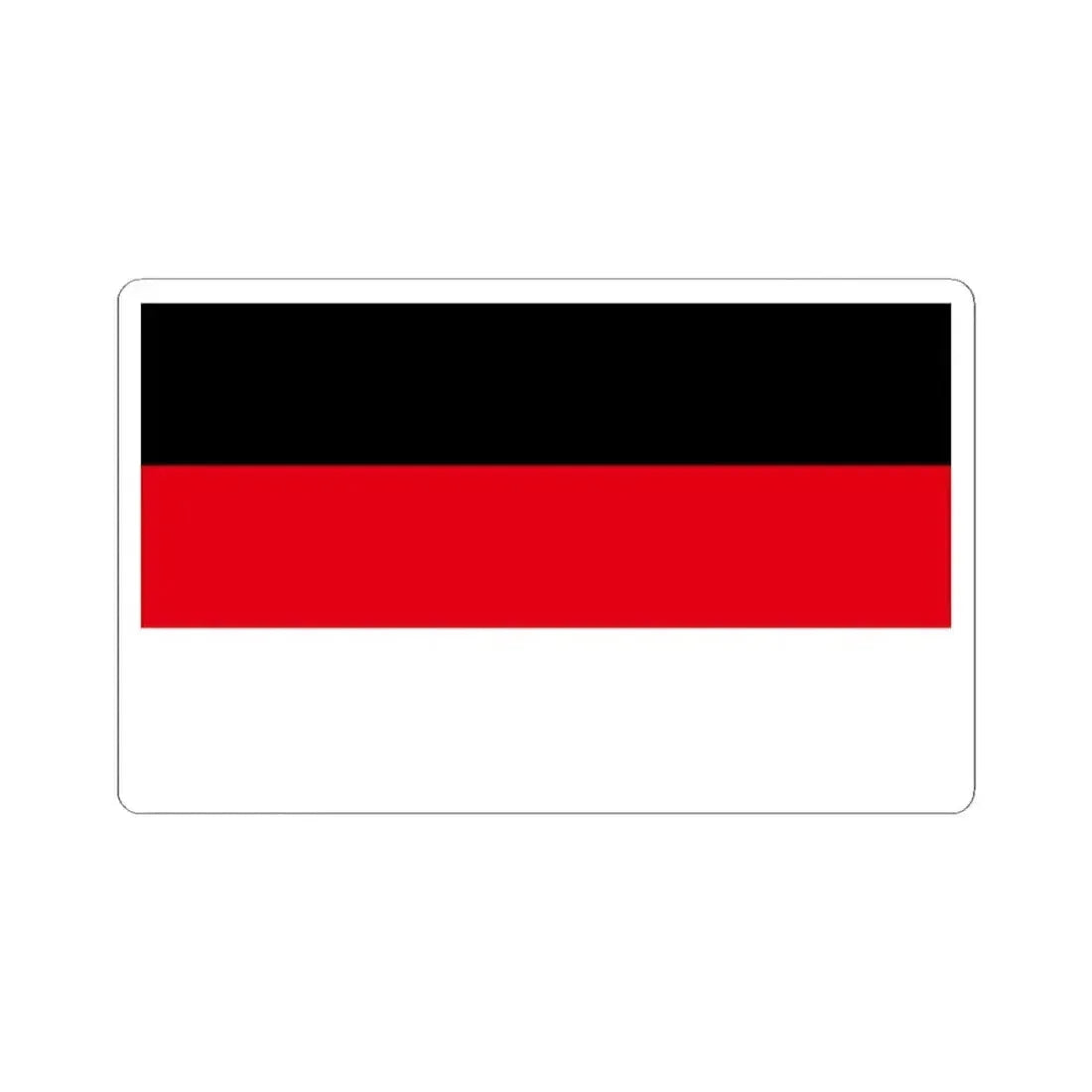 Flag of Memmingen Germany - STICKER Vinyl Kiss-Cut Decal 2 Inch White - The Sticker Space