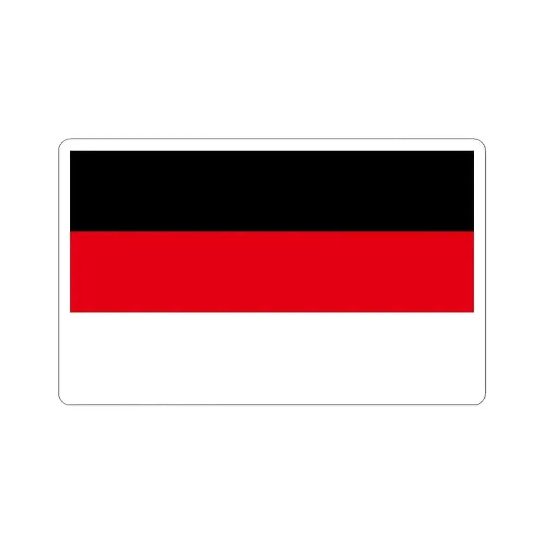 Flag of Memmingen Germany - STICKER Vinyl Kiss-Cut Decal 3 Inch White - The Sticker Space