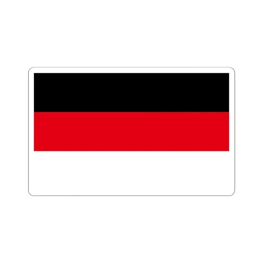 Flag of Memmingen Germany - STICKER Vinyl Kiss-Cut Decal 4 Inch White - The Sticker Space