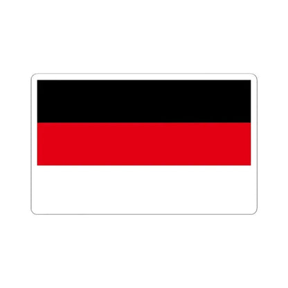 Flag of Memmingen Germany - STICKER Vinyl Kiss-Cut Decal 4 Inch White - The Sticker Space