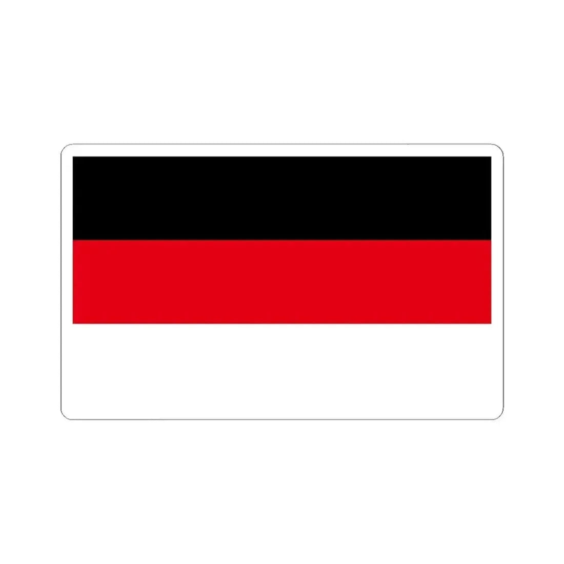Flag of Memmingen Germany - STICKER Vinyl Kiss-Cut Decal 6 Inch White - The Sticker Space