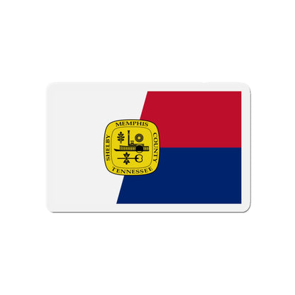 Flag of Memphis Tennessee - Die-Cut Magnet-5" x 5"-The Sticker Space