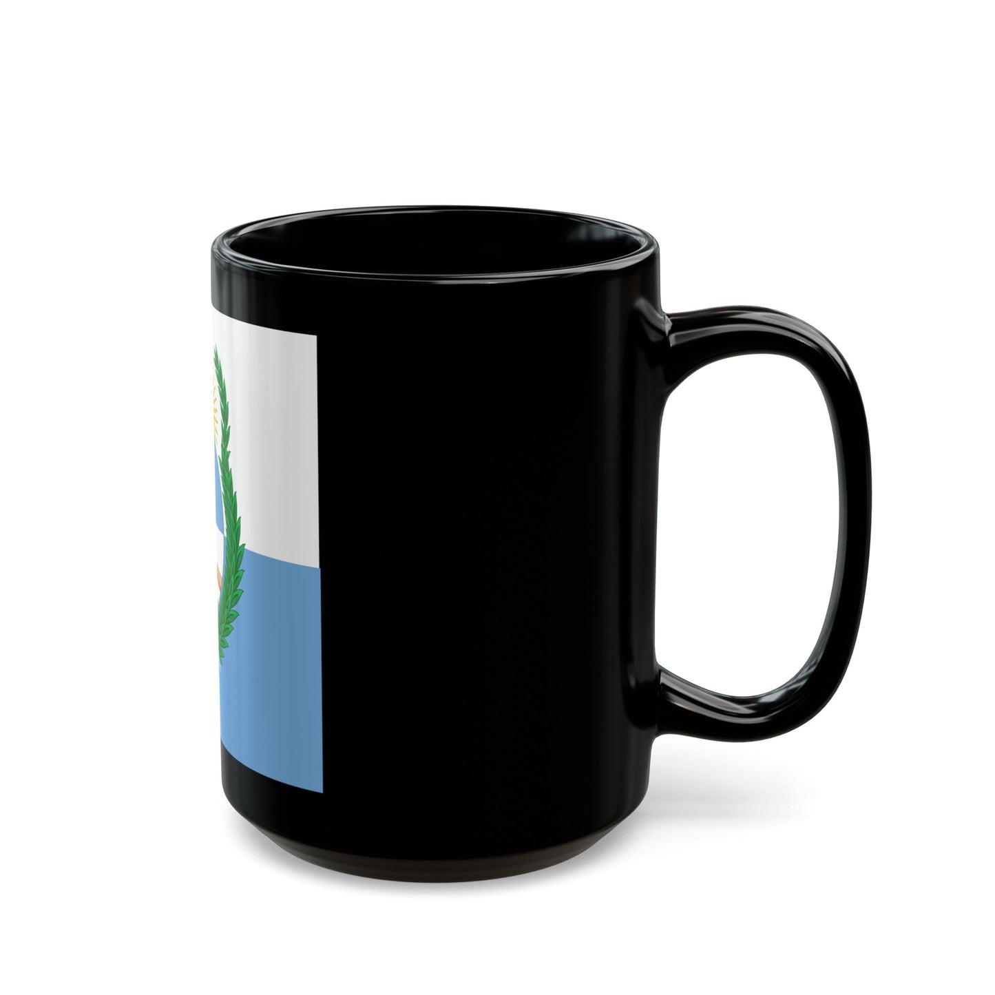 Flag of Mendoza Province Argentina - Black Coffee Mug-The Sticker Space