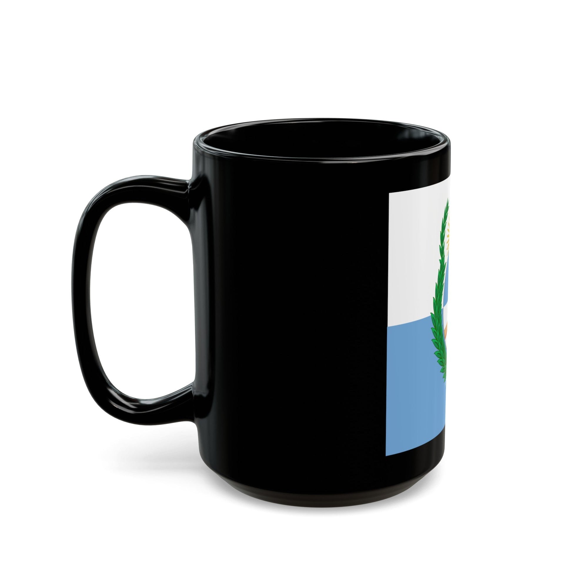 Flag of Mendoza Province Argentina - Black Coffee Mug-The Sticker Space