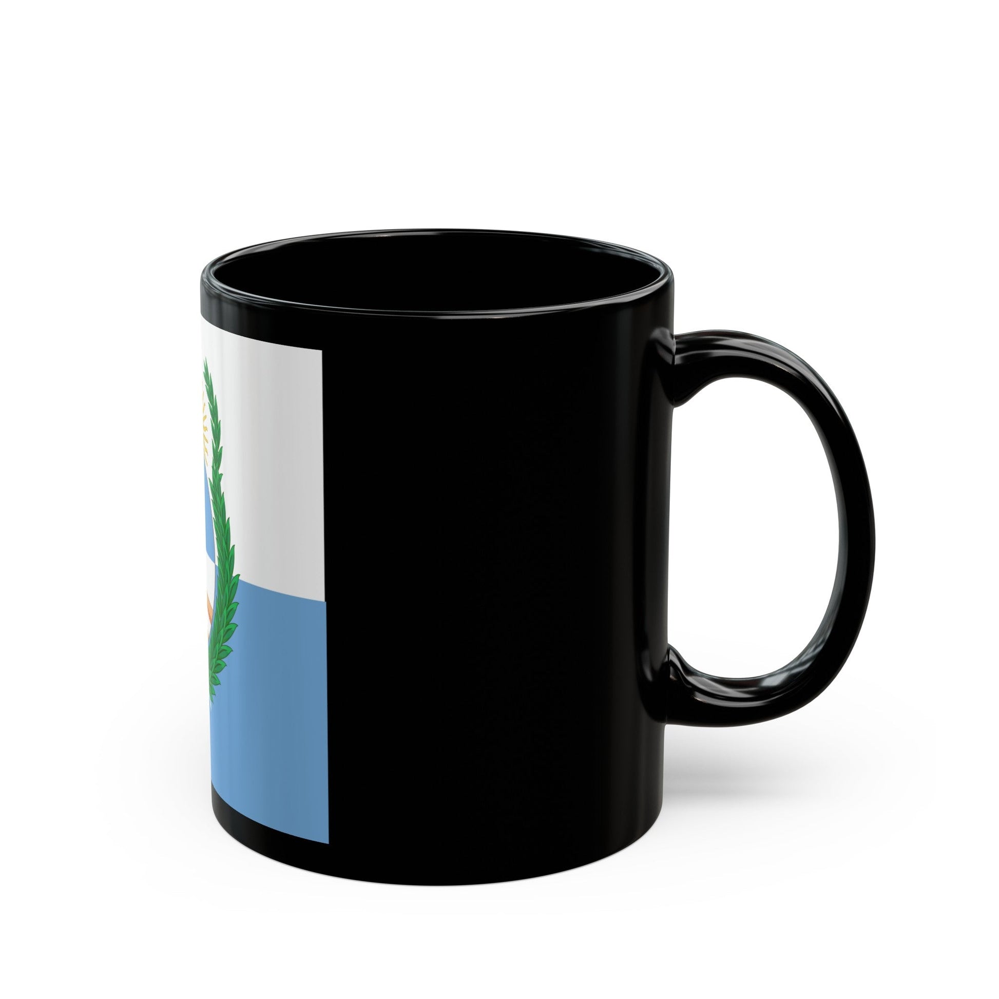 Flag of Mendoza Province Argentina - Black Coffee Mug-The Sticker Space