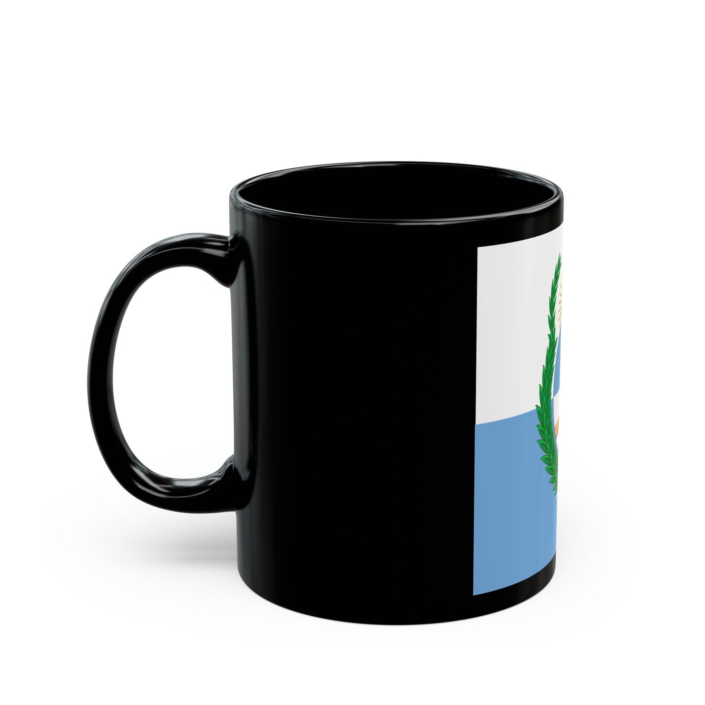 Flag of Mendoza Province Argentina - Black Coffee Mug-The Sticker Space